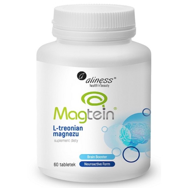 Magnez L-treonian 72mg 60 tabl Aliness