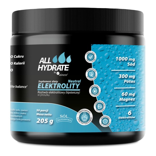 ALLHydrate Elektrolity Neutral 205g 50 porcji