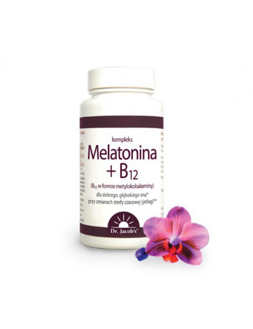 Melatonina + B12 60tabl Dr Jacobs