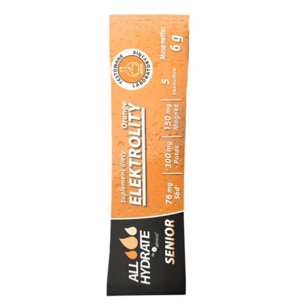 Elektrolity Orange 6g Stick saszetka AllHydrate