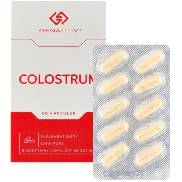 Colostrum 60 kapsułek Genactiv