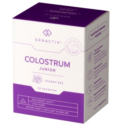 Colostrum Junior 800mg saszetki 30 szt Genactiv