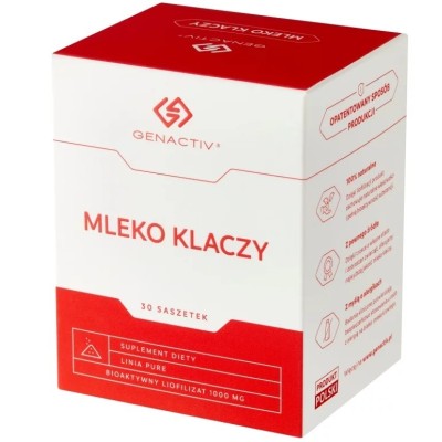 Colostrum mleko klaczy 1000mg 30 sasz. Genactiv