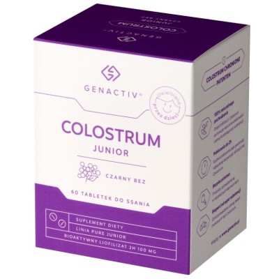 Colostrum Junior 60 tabl do ssania 100mg  Genactiv