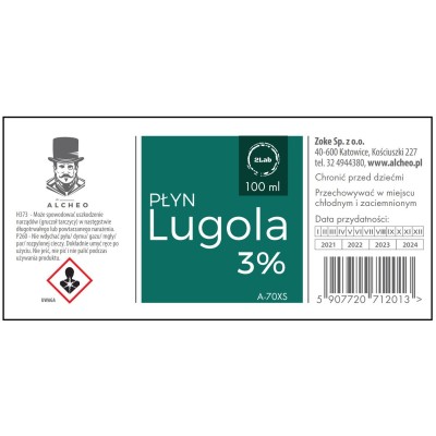 Płyn Lugola 3%  100ml Alcheo
