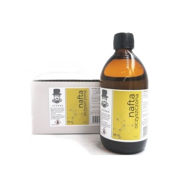 Nafta oczyszczona Laboratoryjnie Ultraczysta 500ml Alcheo