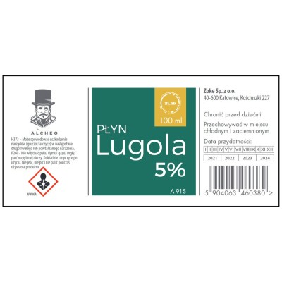 Płyn Lugola 5%  100ml Alcheo