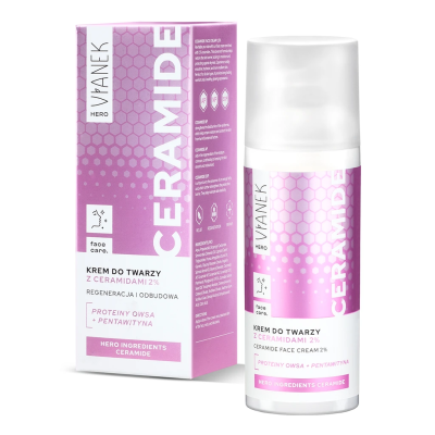 Krem do twarzy z ceramidami  50ml Vianek Hero