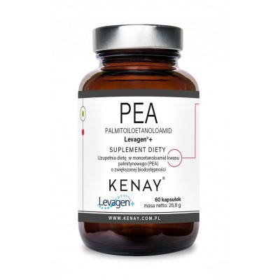 PEA Palmitoiloetanoloamid Levagen 60 kaps. Kenay