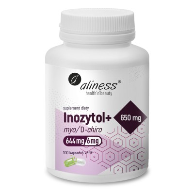 Inozytol+ (myo/D-chiro) 650mg 100kaps Aliness