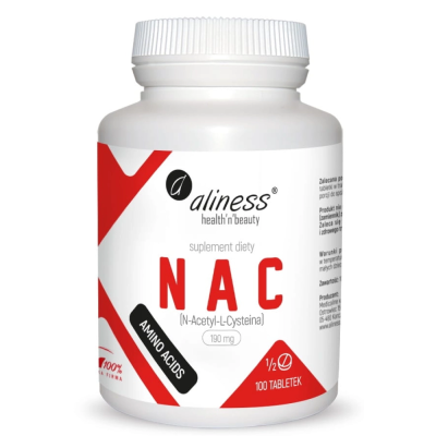 NAC N-Acetyl L-Cysteina 190mg 100tab Aliness