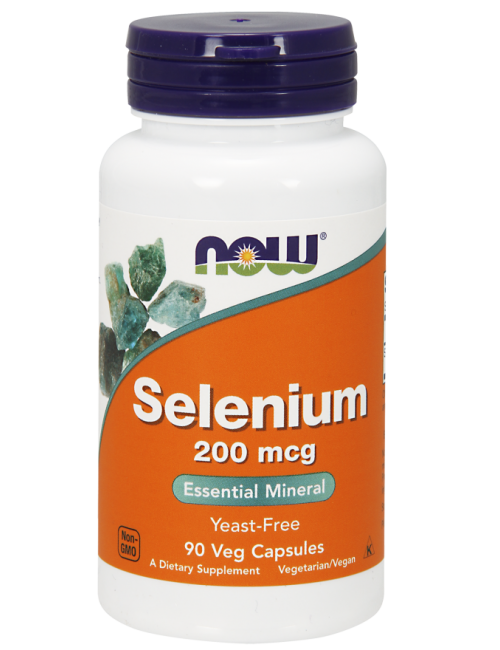 Selen (selenium) 200mcg 90kaps Now Foods