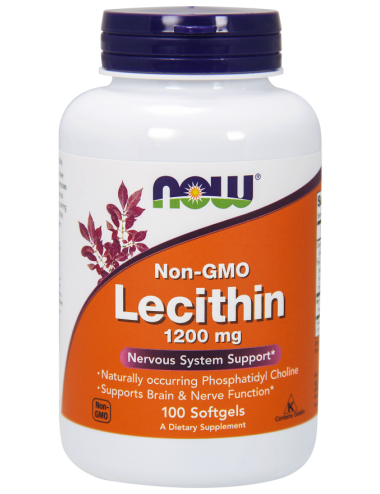 Lecytyna (Lecithin) 1200mg 100kaps Now Foods