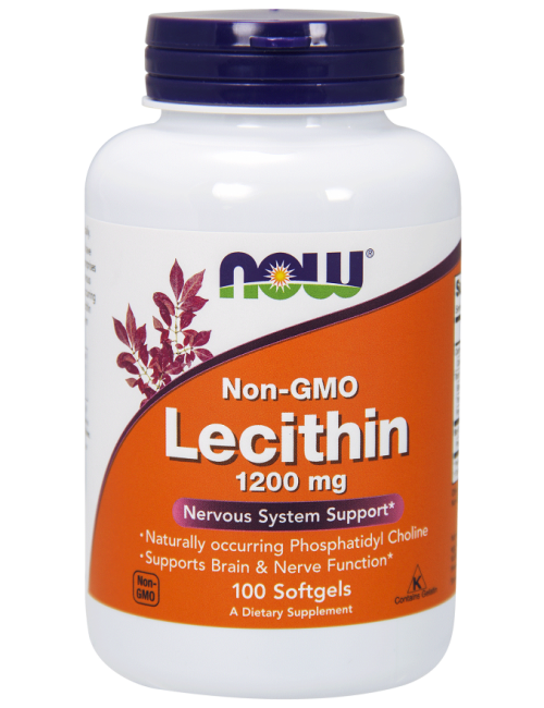 Lecytyna (Lecithin) 1200mg 100kaps Now Foods