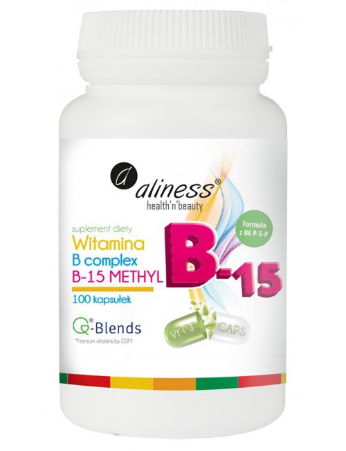 Witamina B Complex B-15 Methyl 100kaps Aliness