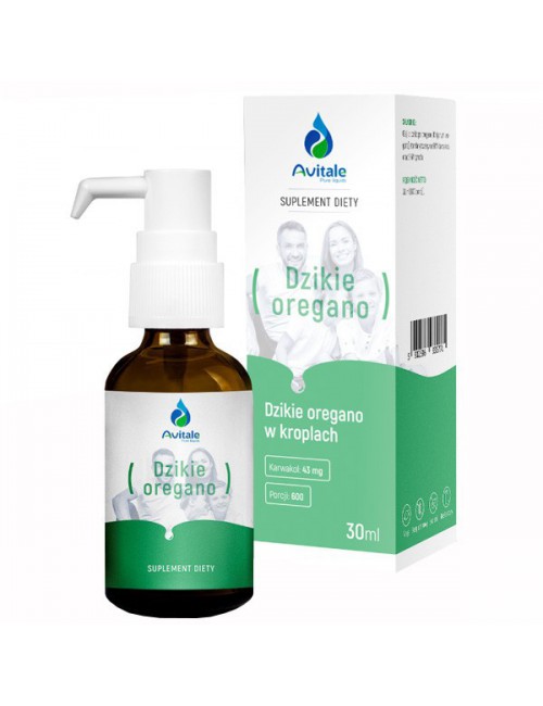 Olej z dzikiego oregano krople 90% karwakrolu 30ml Avitale