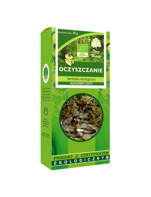 Herbatka Oczyszczanie EKO 50g Dary Natury