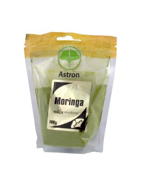 Moringa (drzewo chrzanowe) liście mielone 100g Astron