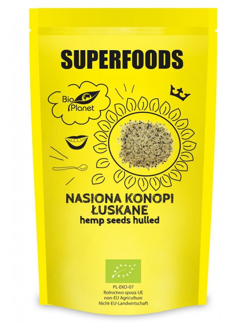 Konopie nasiona łuskane 200g Bio Planet