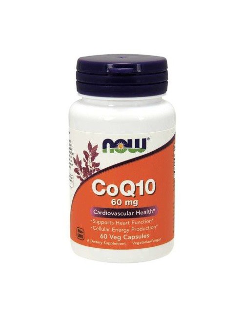 Koenzym Q10 (ubichinon) CoQ10 60mg 60kaps Now Foods