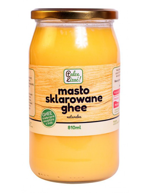 Masło ghee 810ml (bez glutenu, laktozy i kazeiny) Palce Lizać