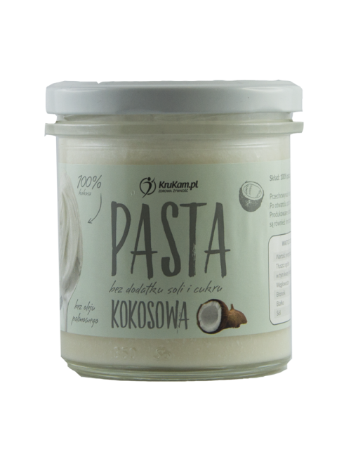 Pasta kokosowa bez soli i cukru 300g KruKam